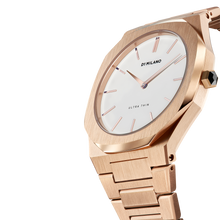 Load image into Gallery viewer, Ultra Thin Bracelet 38 mm - Rose gold/Eggshell
