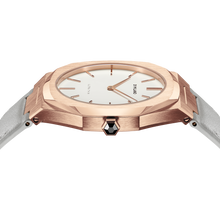 Load image into Gallery viewer, Ultra Thin Leather 38 mm - Rose gold/Turtledove
