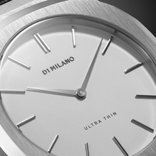 Load image into Gallery viewer, Ultra Thin Leather 38 mm - Silver/Black
