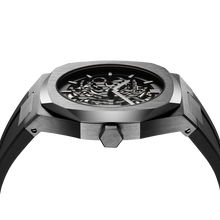 Load image into Gallery viewer, Skeleton Rubber 41.5 mm - Gun Metal
