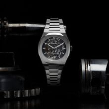 Load image into Gallery viewer, Skeleton Bracelet  41.5 mm - Gun Metal
