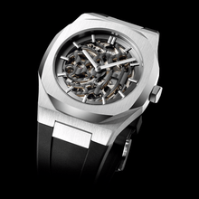 Load image into Gallery viewer, Skeleton Rubber 41.5 mm - Silver
